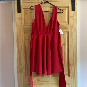 Red Windsor dress